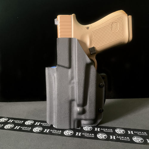 哈格Holster Glock枪套带Olight Baldr Mini IWB隐藏适用17/19/45