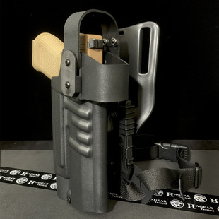 哈格Holster Glock枪套 搭配TLR1 适用G17/G19/G19X/45 K板快拔套
