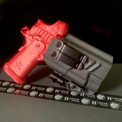 哈格Holster Staccato枪套带Olight Tubro IWB隐藏适用C2/CS/P/XC