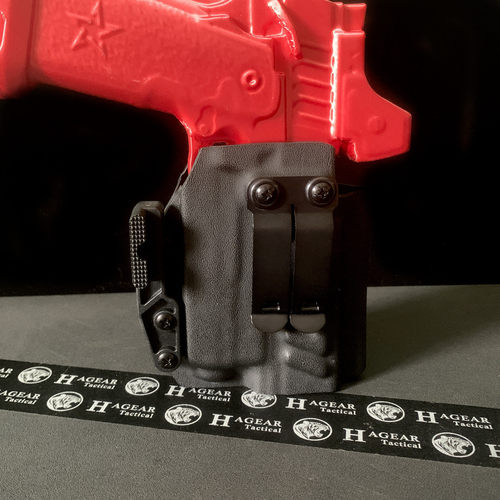 哈格Holster Staccato枪套带Olight Baldr Mini IWB隐藏K板快拔套