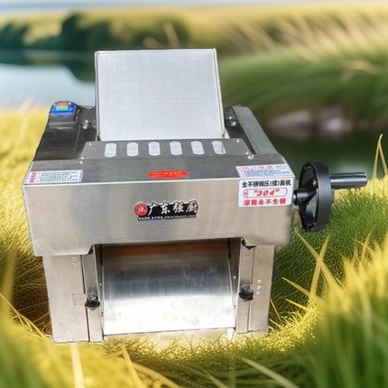 强厨260型台式高速压面机商用食堂揉面机家用多功能仿手工擀面机
