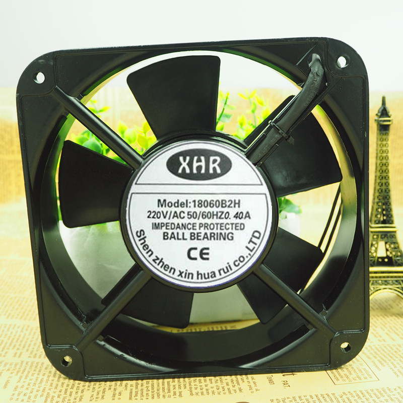 全新原装XHR 18060B2H 220V/380V工业散热风扇耐高温散热风机18cm
