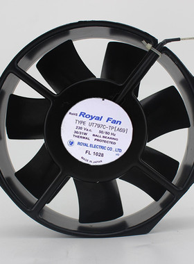 全新Royal Fan UT797C-TP[A69]轴流风机 220V 31W 耐高温散热风扇