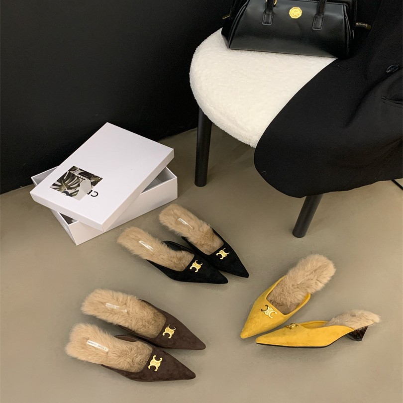 法式气质黑色包头凉鞋仙女鞋子2025新款春夏季配裙子小众低跟