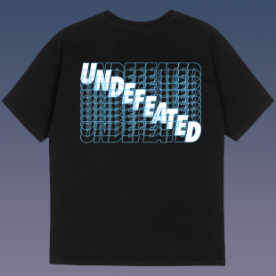 夏季 UND 圆领短袖 幻影字母印花 T恤 不败五道杠 男女情侣款 HIAUTO