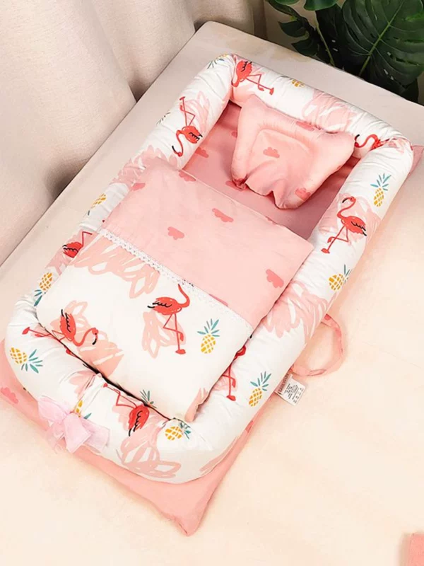 Crib, foldable handheld children's bed for new born