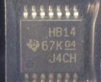 全新原装进口 HB14 SN74AHCT14PW 缓冲器 贴片TSSOP-14 5只