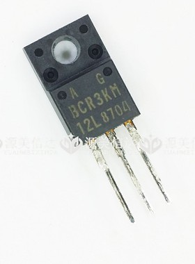 BCR3KM-12L 全新原装进口 可控硅管 3A 600V 塑封 直插 TO-220F