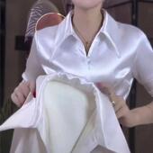 女秋冬春新款 洋气时尚 衬衣加绒修身 高档贵气白色衬衫 孕法式 上衣潮