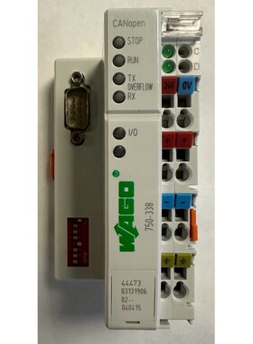 Wago Feldbuskoppler CANopen; D-Sub / 24V DC / 750-338