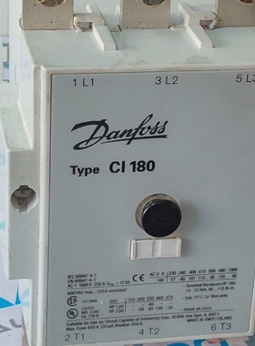 Contacteur Danfoss CI180 180A. 3Ples Bobine 220V 3Ples DANFO