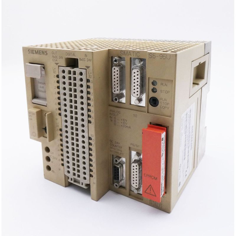Siemens Simatic S5 6ES5 095-8MC03 E: 02 + 6ES5 375-1LA41 E:
