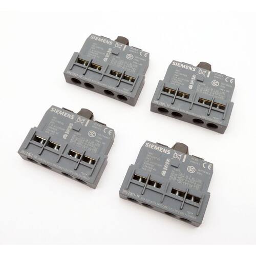 4x Siemens 3RV2 901-1F 3RV2901-1F 2S E: 01 Hilfsschalter que