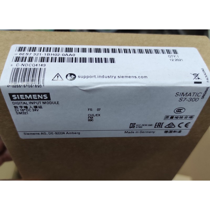 NEU ?▄?▄? SIEMENS S7 300 SM321 - 6ES7 321-1BH02-0AA0 /// 6