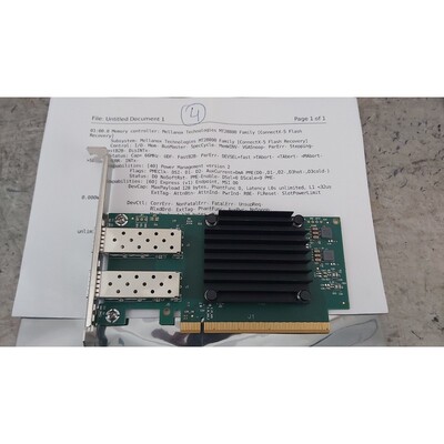 Mellanox NVidia MT28800 ConnectX5 适配器 4 提供