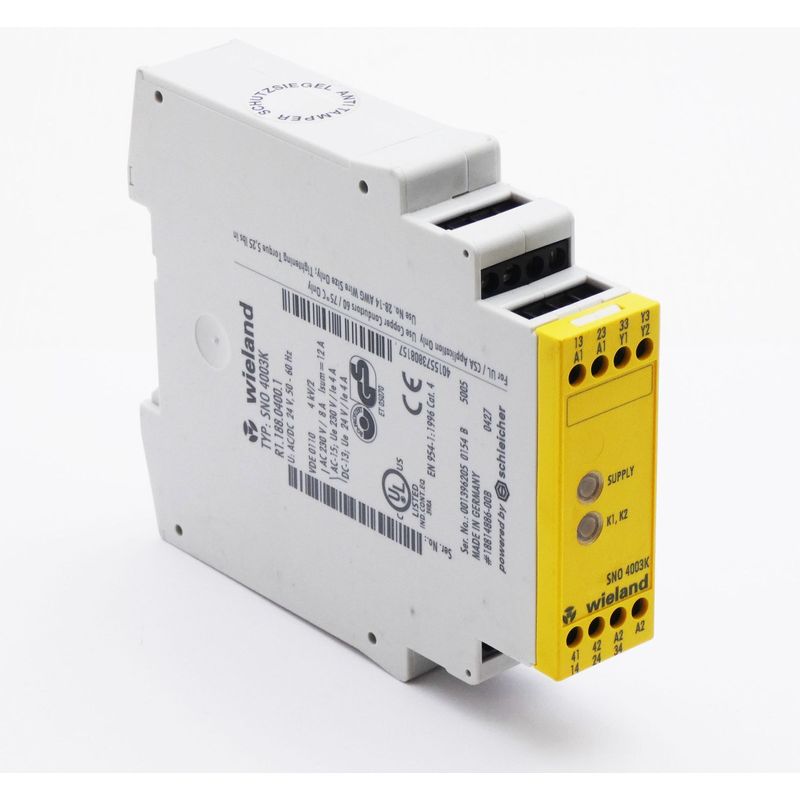 Wieland SNO 4003K R1.188.0400.1 24V AC/DC Sicherheitsschaltg