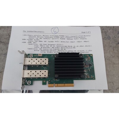 Mellanox NVidia MT28800 ConnectX5 适配器 6 提供