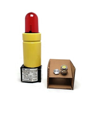 Pfannenberg Explosion Proof Flashing Beacon 5J RED 230 Volts