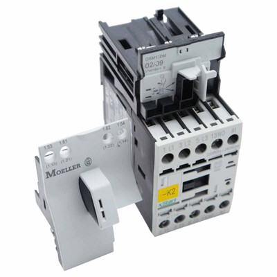Moeller DILM 7-10 Leistungsschütz + Moeller OXM12DM Anschlu