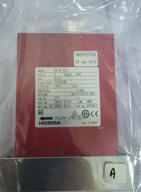 Horiba STEC D219-VCT BC13 500 SCCM,Lam 788-410070-500 Mass F