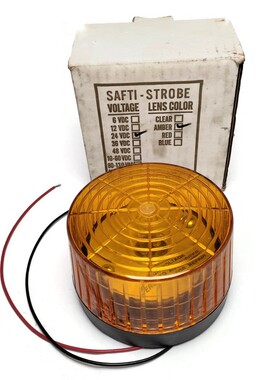 Tescor Technologie Blitz Licht. Bernstein. 20-28 Spannung Dc