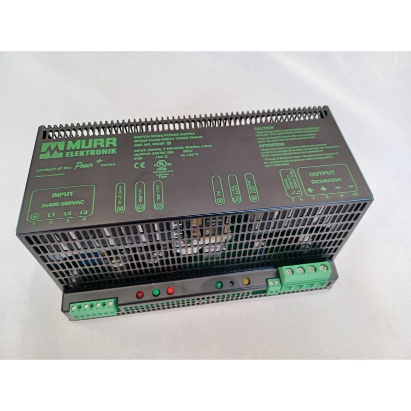 Murr Elektronik Pim?rschaltregler 24VDC / 20A 85068 Neu ohne