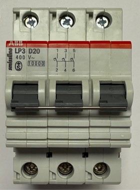 ABB smissline Sicherungsautomat 3-polig / 400V~ / LP3 D20