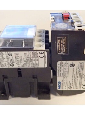 MCG MC1D0910 AC3: 9A CONTACTOR 120V 50/60Hz W/ MR2D09308 (2.
