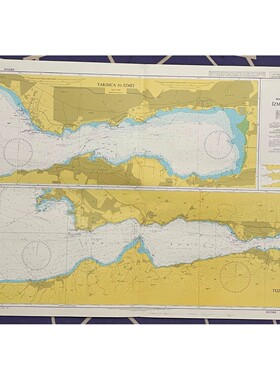 Admiralty 497 Turkey Marmara Denizi Izmit Korfezi Vintage Ma