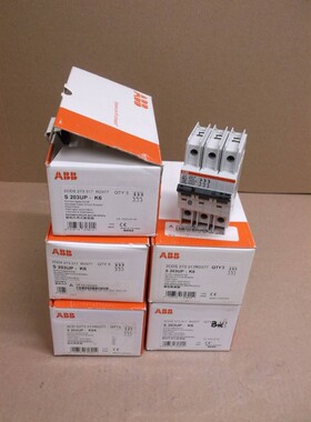 S203UP-K6 ABB 全新带盒 6A 3P K 曲线 480Y/277VAC 断路器保护膜