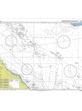 Admiralty 2426 Gulf Of Thailand Malaysia Pulau Redang To Hon