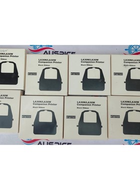 数字 LA30RKA 黑色打印机丝带 适合 LA30NLA30W 打印机 批量 8 件