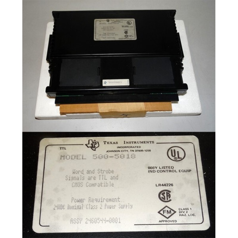 Texas Instruments 500-5018 I / O Modul -unused/OVP-