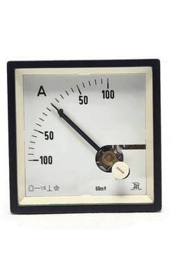 Eltime 面板仪表 100-0-100 安培秤。 72毫米方形 德国制造