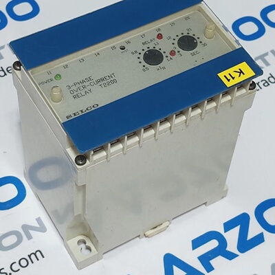 SELCO T220002 3PHASE OVERCURRENT RELAY SUPPLY 440380VAC CURR
