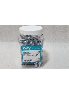 Cully 62260J 3/8 英寸 x 3-3/4 英寸 Trubolt 重型楔形锚混凝土