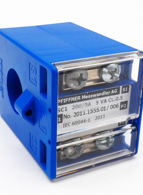 Pfiffner TSC1 2011.1555.01 200/5A Cl.0.5 Stromwandler -unuse