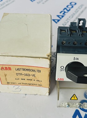 NEW IN BOX ABB OTM63V 63A LOAD DISCONNECTOR GJP 966 4063 R 0