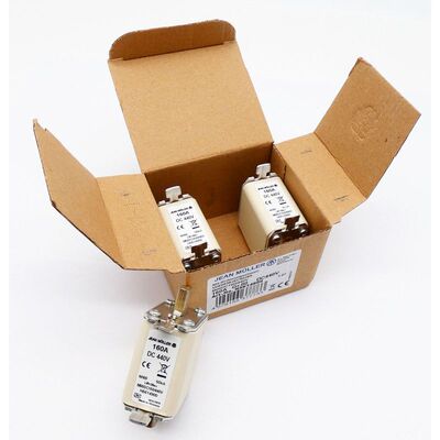 3x Jean Müller VDE0636-IEC60269 N5614900 NH-Sicherungseinsa