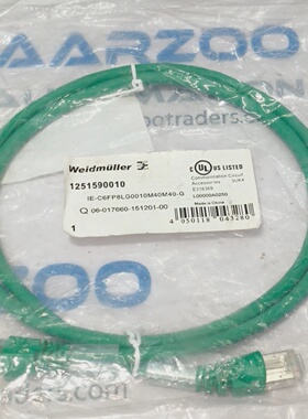 Cable De Parche Ethernet Weidmller 1251590010 IEC6FP8LG0010M
