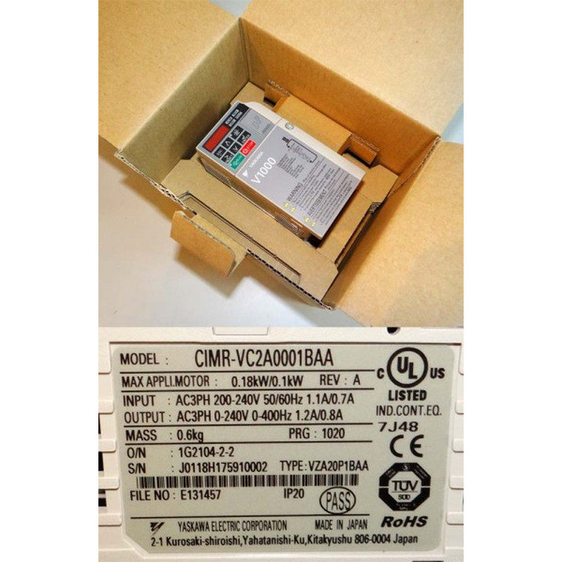 YASKAWA CIMR-VC2A0001BAA Inverter -unused/OVP-