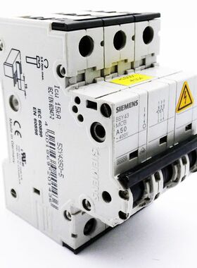 Siemens 5SY4350-5 5SY43 MCB A50 Leitungsschutzschalter -used