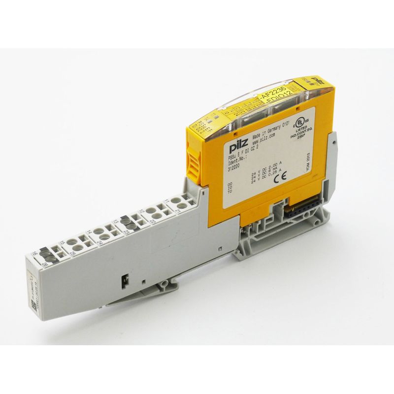 Pilz PSSu E F DI 0Z 2 312220 E/A -Modul + Pi 312623 Basismod