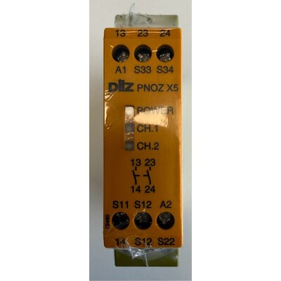 PILZ Sicherheitsrelais  24VACDC  PNOZ X5 24VACDC 2no  774325