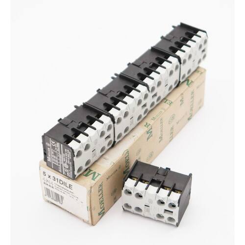 5x Kl?ckner Moeller 31DILE 31 DIL E 048912 Hilfsschalterbaus