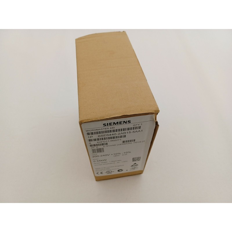 Siemens Micromaster 440 6SE6440-2AB15-5AA1 0,55KW 200-240V N