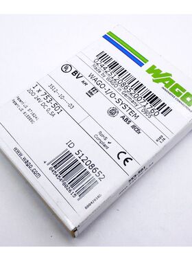 Wago 753-501 753501 2-Kanal-Digital Ausgangsklemmen 24V DC 0