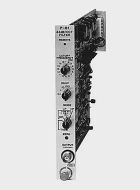 NF Corp P81 Filter Frequency  0.1Hz to 1.6kHz Rolloff  24dBo