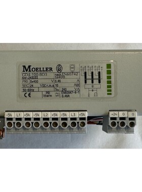 Moeller Transformator  Pri 3x 400V  Sec 24 V DC  240 VA  GD4