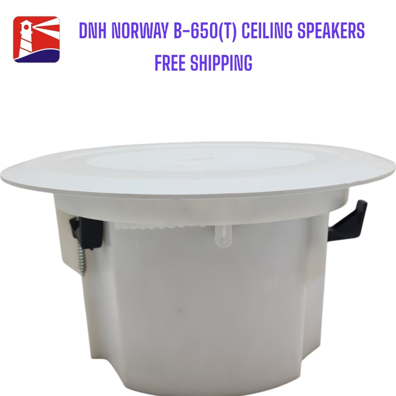 DNH B-650(T) Ceiling Speaker 6 Watts , 90 db, ABS grille, Po
